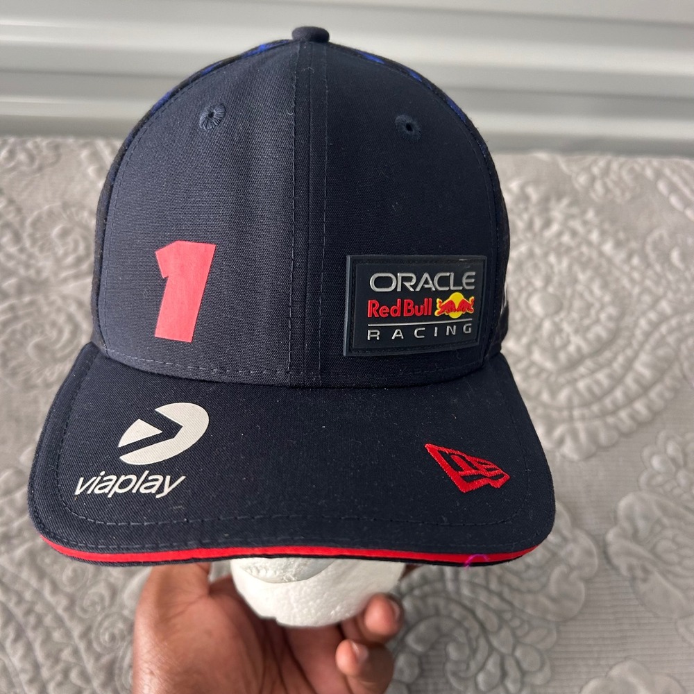 New Era Oracle Red Bull Racing Max Verstappen 1 Navy 9FIFTY Snapback Hat S/M